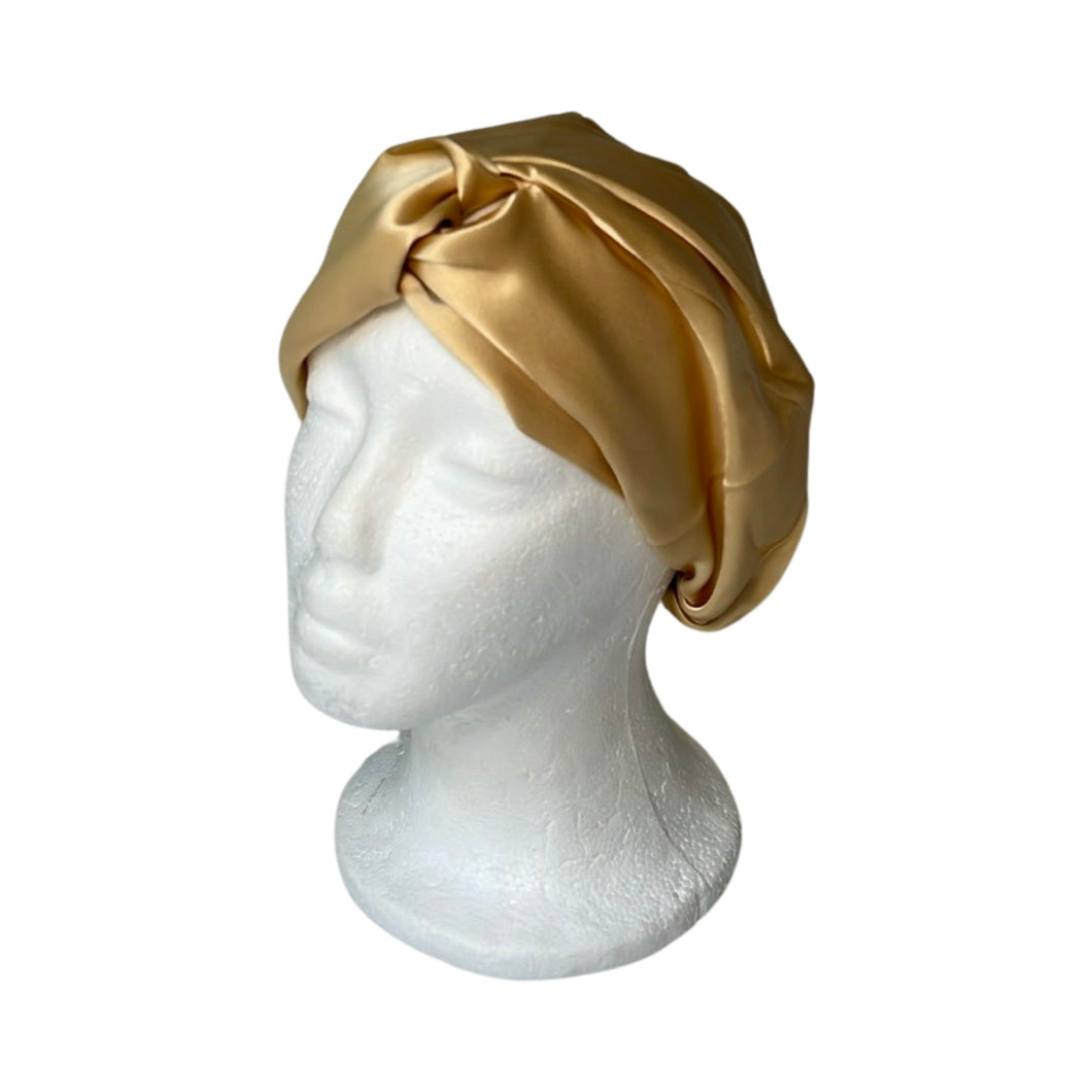 Silk Sleep Cap Gold