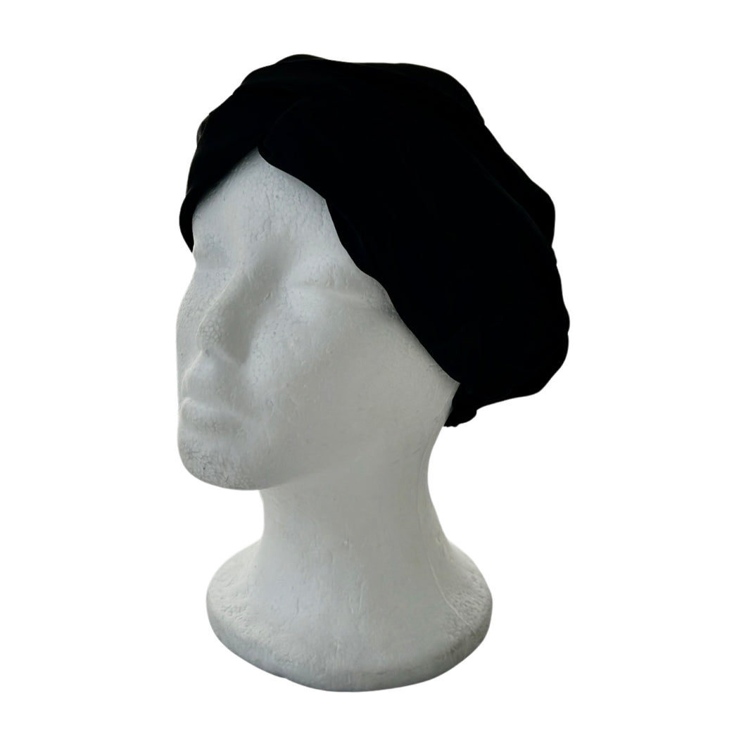 Silk Sleep Cap Black