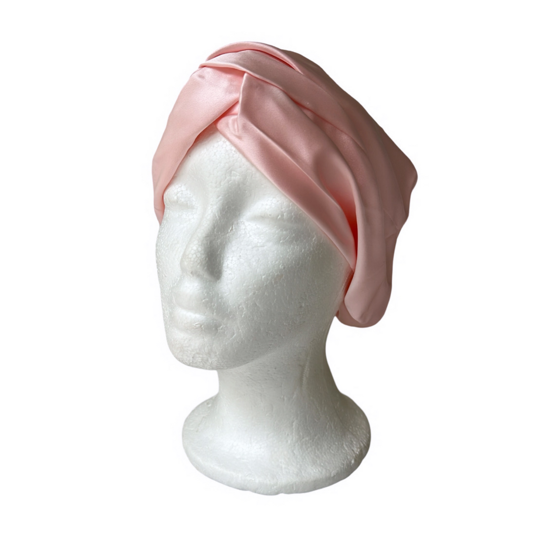 Silk Sleep Cap Pink