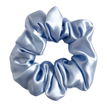 Load image into Gallery viewer, Pure Mulberry Silk Hair Scrunchies Blue
