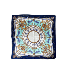 Load image into Gallery viewer, 100% Pure Silk Scarf Blue
