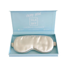 Load image into Gallery viewer, 100% Pure Mulberry Silk Sleep Eye Mask Silver
